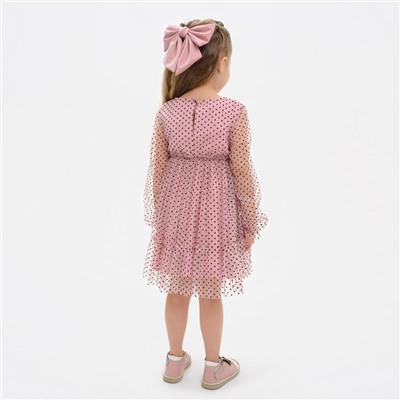 Платье сетка KAFTAN, размер 36 (134-140 см), розовый