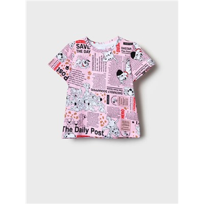 Фуфайка трикотажная для девочек (футболка)