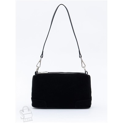 Сумка женская кожаная 5555PEF black Polina&Eiterou