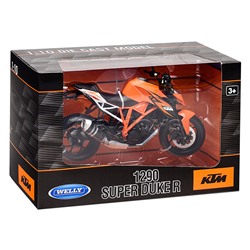Мотоцикл 1:10 KTM 1290 Super Duke R, оранжевый