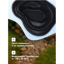 Пруд садовый пластиковый 700 л, чёрный