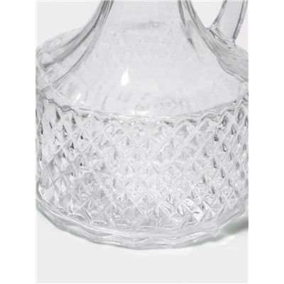 Бутылка для соусов и масла Доляна «Парфе», 180 мл, 9.5×14 см, с пробковой крышкой, стекло, прозрачная