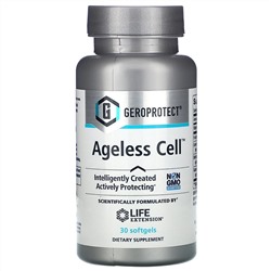 Life Extension, GEROPROTECT Ageless Cell, средство против старения клеточной системы, 30 капсул