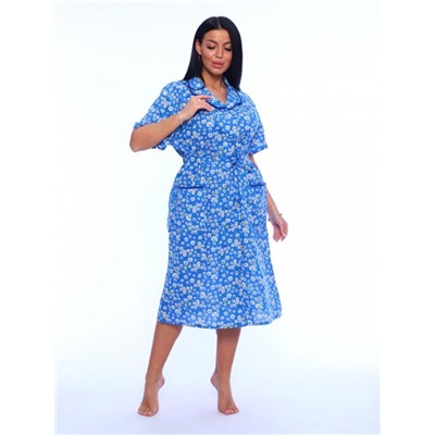 Халат на пуговицах, бязь