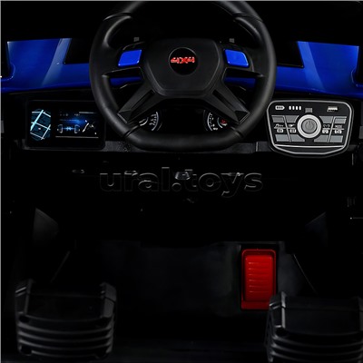 Электромобиль детский "Покоритель гор" (цвет синий)