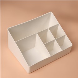 Органайзер для хранения косметики, 6 секций, 22×16.1×11 см, МИКС