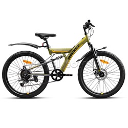 Велосипед 24" Rocket Azkar Pro, цвет хаки, размер 15"