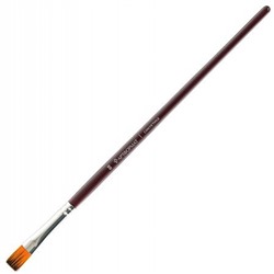 Кисть синтетика художественная № 8 плоская AF15-022-08 длинная ручка, пропитанная лаком ARTформат