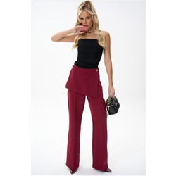 Брюки Агния (бордовый)