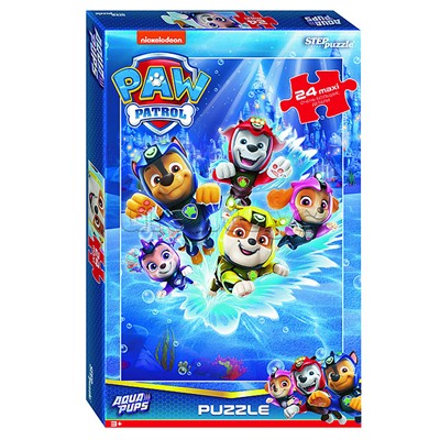 Пазлы maxi 24 "Щенячий патруль. Аква" (Никелодеон)