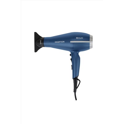Dewal Профессиональный фен для волос / Exception 03-113 Blue, синий, 2200 Вт KRISTALLER, 1107857