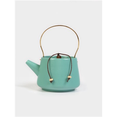 Набор для чайной церемонии «Огаки», 9 предметов, на 4 персоны, чашка 40 мл, чайник 200 мл, керамика, бирюзовый