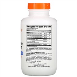 Doctor's Best, глюкозамин, хондроитин и МСМ с OptiMSM, 360 вегетарианских капсул