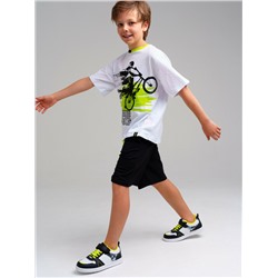 Комплект трикотажный для мальчиков: фуфайка (футболка), шорты