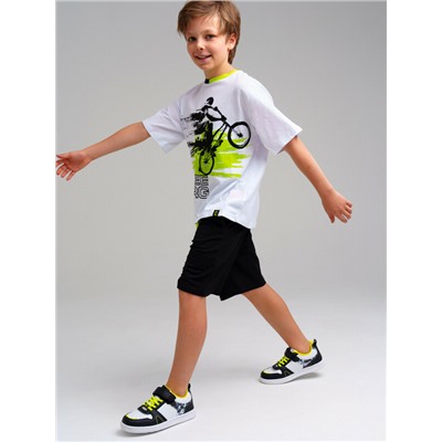 Комплект трикотажный для мальчиков: фуфайка (футболка), шорты