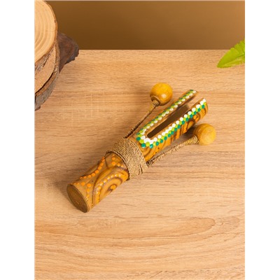 Сувенирный музыкальный инструмент «Тек тек», 20×10×4 см, бамбук