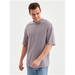 Футболка мужская MINAKU: Basic line MAN серая, размер 56