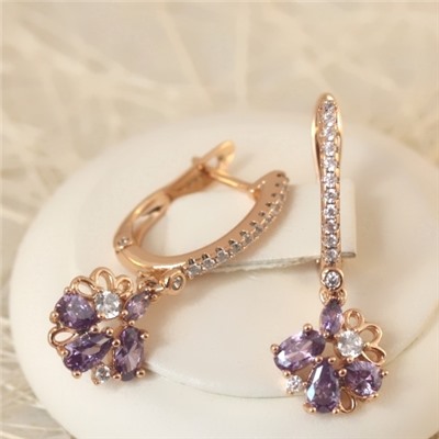 Серьги позолота H01-15318