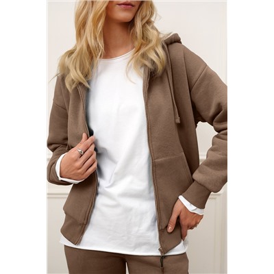 Женский костюм из футера с начесом Happyfox