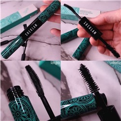 Тушь sheglam водостойкая 2в1 ,объем + удлинение ,цвет чёрный