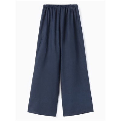 Брюки женские oversize MINAKU: Safari синий, размер 46