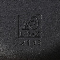 Жаровня, 2 л, d=24 см, с крышкой крышка, чугун, чёрная