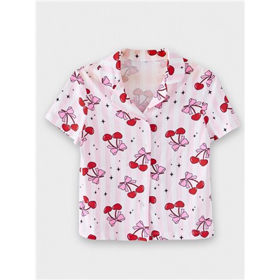 КОМПЛЕКТ ДЛЯ ДЕВОЧЕК (РУБАШКА, ШОРТЫ) 567745