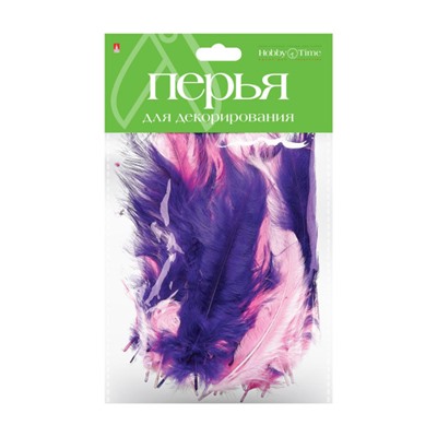 Перья для декорирования МЕГАМИКС, 6 ВИДОВ, НАБОР №3 2-405/02 Альт