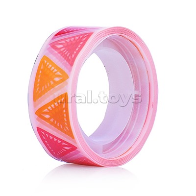 Клейкая лента декоративная "DIY" цветная, полипропиленовая основа 40 мкм, 15 ммx5 м, пласт.вт.