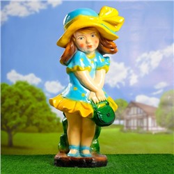 Садовая фигура "Девушка Модница" 40х30х87см
