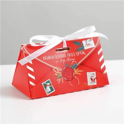 Бонбоньерка новогодняя «Новогодняя почта», 10×5.5×5.5 см, Новый год