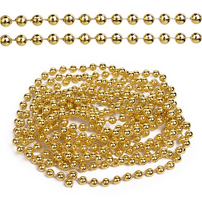 Бусы новогодние золотые (2,7м)