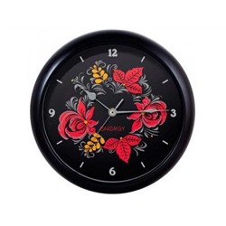 Часы настенные Хохлома 25*3,8см пластик