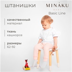 Штанишки детские MINAKU: Basic Line BABY, рост 68-74 см