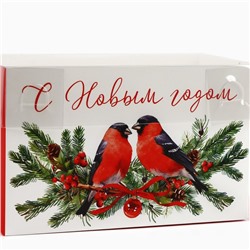 Коробка для капкейка «С Новым годом», 16×8×10 см