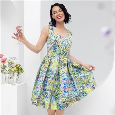 Сарафан, Любуюсь в отражение (акварель)