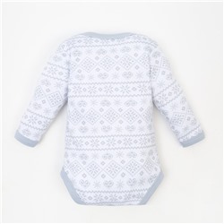 Боди с длинным рукавом Крошка Я «Первый НГ», рост 74-80 см, цвет белый