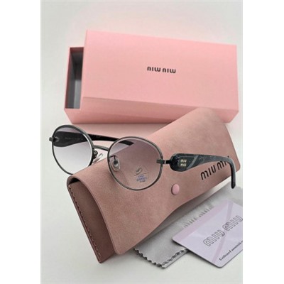 Набор женские солнцезащитные очки, коробка, чехол + салфетки #22945016