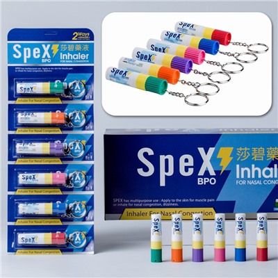 Тайский ингалятор-карандаш с БРЕЛКОМ 2 в 1 SpeX, 2 мл.