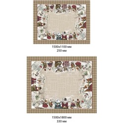 Скатерть новогодняя «Этель» Winter holidays, 150×110 см ±3 см с ГМВО, 100% хлопок