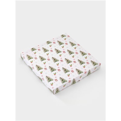 Блюдо новогоднее сервировочное Доляна «Сказочное настроение», d=25, стекло, разноцветное