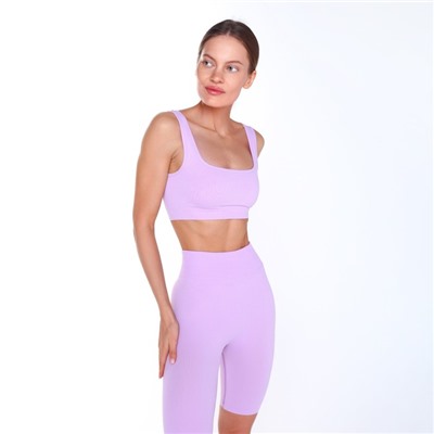 Топ спортивный женский Little Secret, лиловый, размер 42 (S)