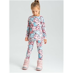 Термокомплект трикотажный для девочек: брюки, толстовка