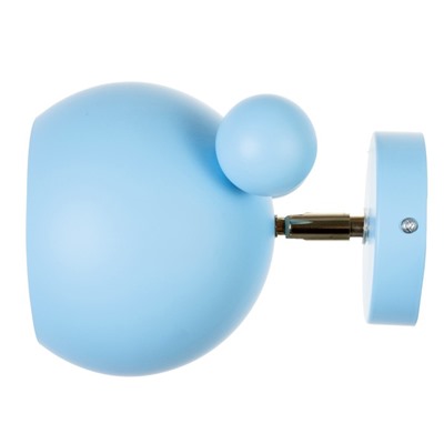 Бра «Барни», Е27, 40 Вт, голубой, 20×20×20 см