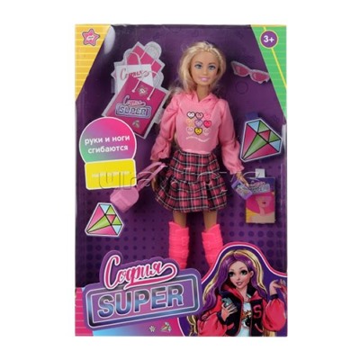 Кукла София 29см (руки и ноги сгиб.) в коробке