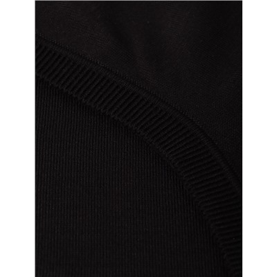 Жилет MINAKU: Knitwear collection цвет черный, размер 48