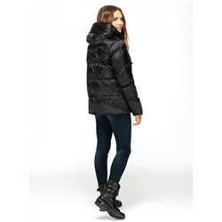 VS190128 черн Пуховик женский (40-48)