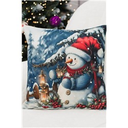 Наволочка декоративная новогодняя 2 шт рогожка НАТАЛИ, 1221266