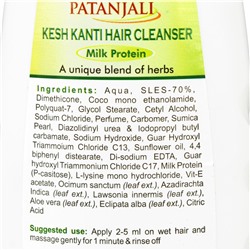Patanjali Kesh Молочный Протеин Шампунь для Волос 200 мл