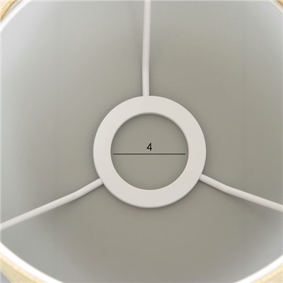 Абажур BayerLux, Е27, желтый, 20×20×17 см